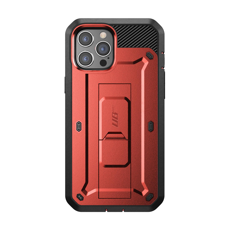 iPhone 12 Pro Max 6.7 inch Unicorn Beetle Pro Rugged Case-Metallic Red