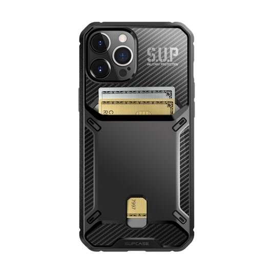 iPhone 12 Pro Max 6.7 inch Unicorn Beetle Vault Wallet Case-Black