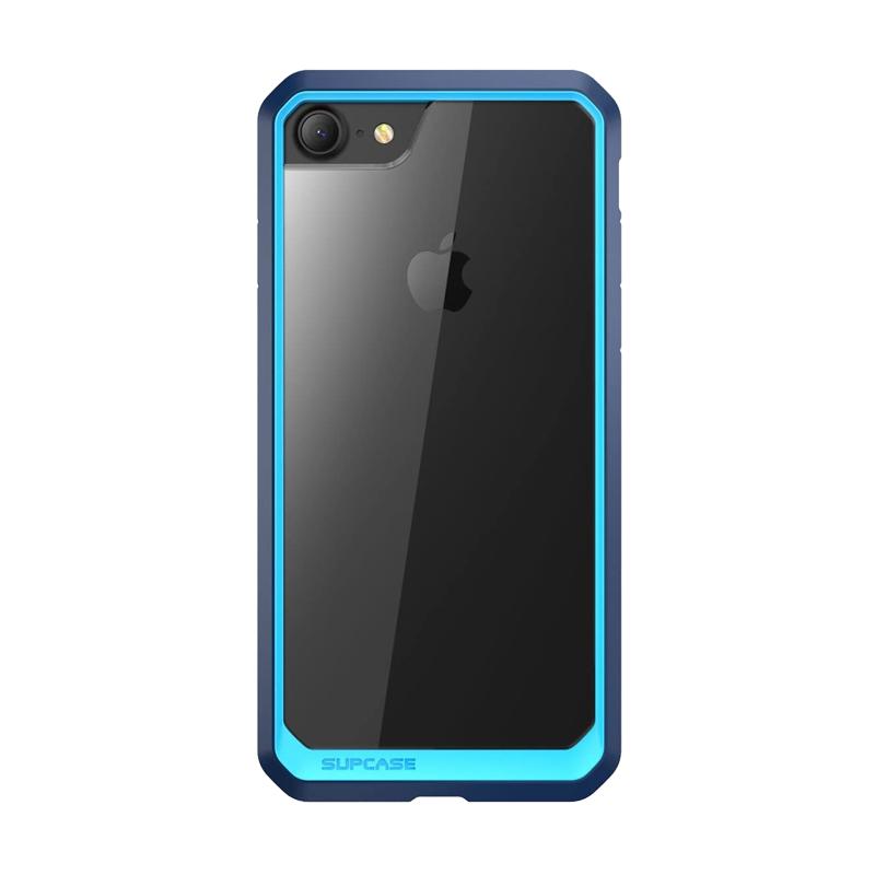 iPhone 8 Unicorn Beetle Hybrid Protective Bumper Case-Blue