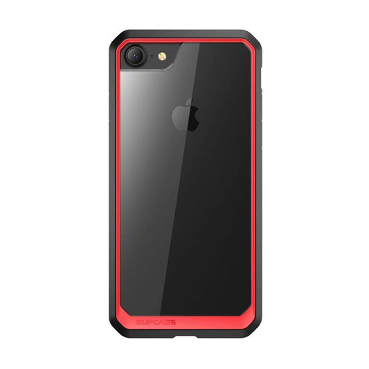 iPhone 8 Unicorn Beetle Hybrid Protective Bumper Case-Red