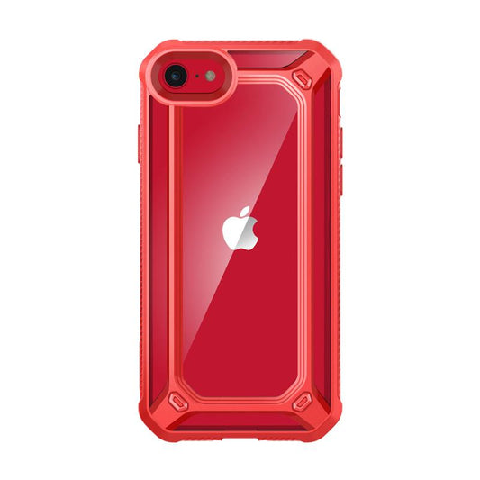 iPhone 7 / 8 Unicorn Beetle Exo Clear Case-Red