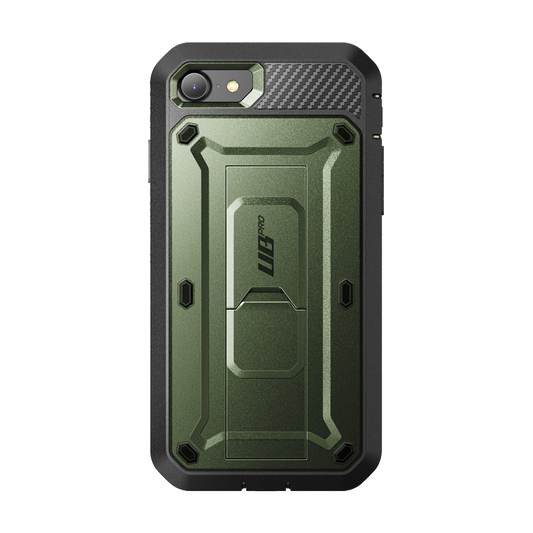 iPhone SE (2020) Unicorn Beetle Pro Full-Body Case with Kickstand-Dark Green