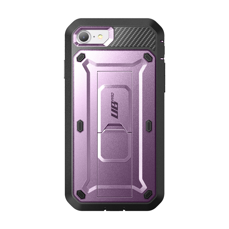 iPhone 7 / 8 Unicorn Beetle Pro Full-Body Case with Kickstand-Metallic Purple