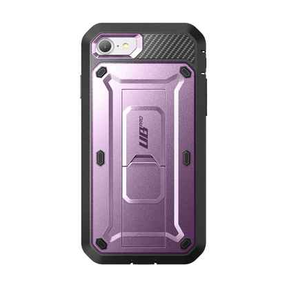 iPhone 7 / 8 Unicorn Beetle Pro Full-Body Case with Kickstand-Metallic Purple
