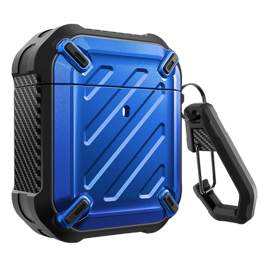 Apple AirPods 1 & 2 Unicorn Beetle Pro Rugged Case-Metallic Blue