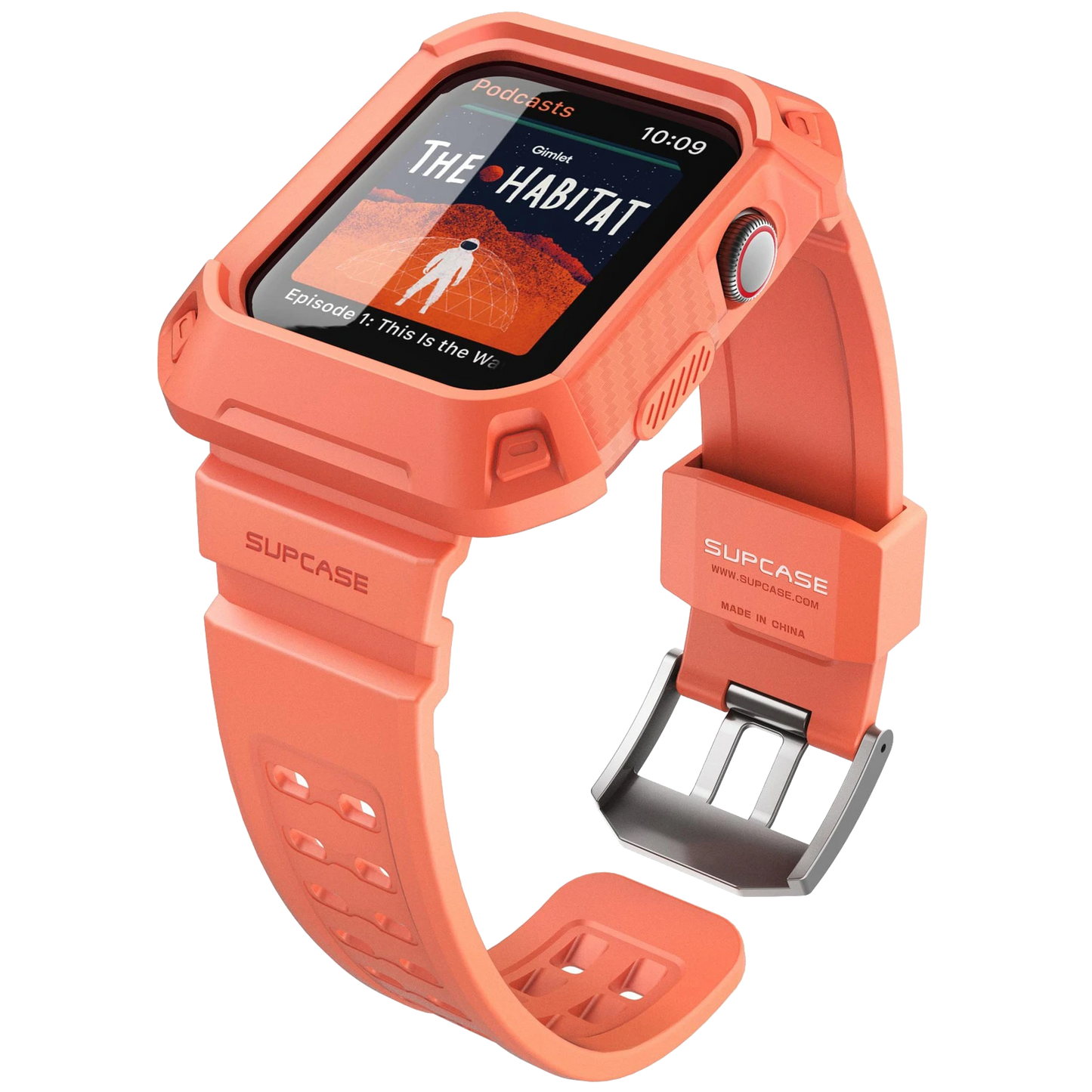 Apple Watch Series 4 / 5 / 6 / SE UB Pro Wristband Case (44mm)-Peach