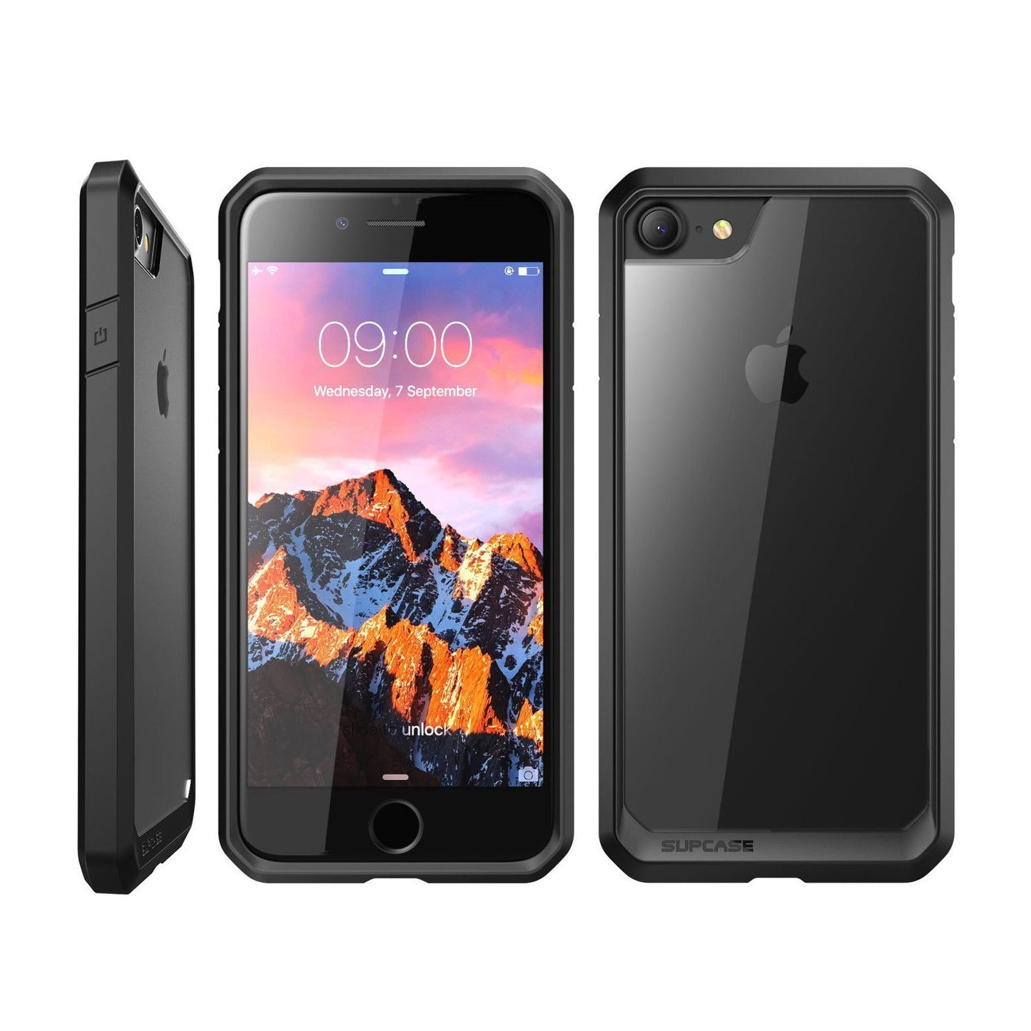 iPhone 8 Unicorn Beetle Hybrid Protective Bumper Case-Black