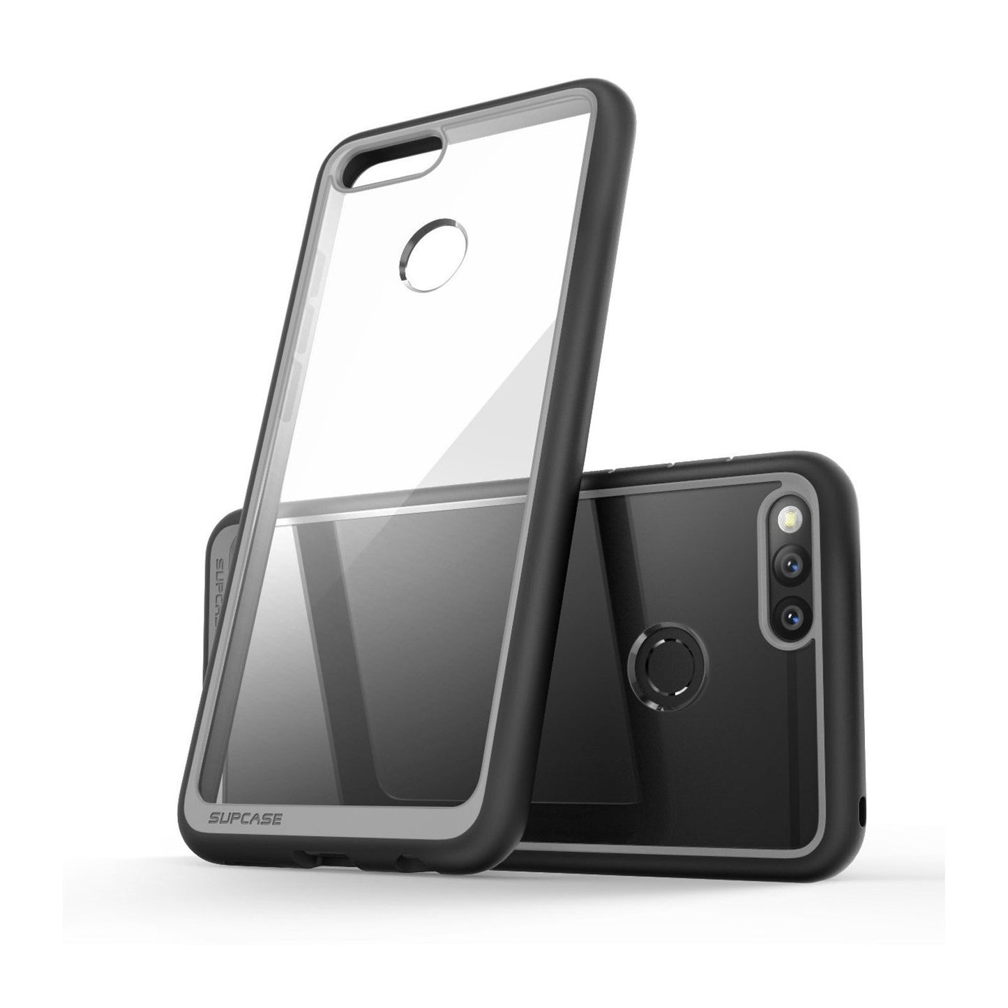 Huawei Mate SE Unicorn Beetle Style Slim Clear Case-Black