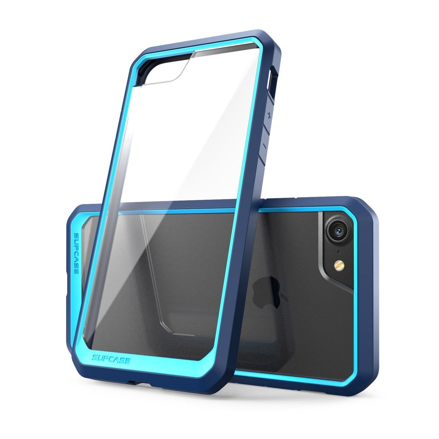 iPhone 8 Unicorn Beetle Hybrid Protective Bumper Case-Blue