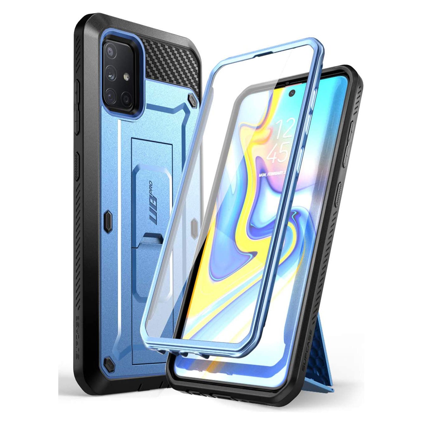 Galaxy A71 5G Unicorn Beetle PRO Rugged Case-Metallic Blue