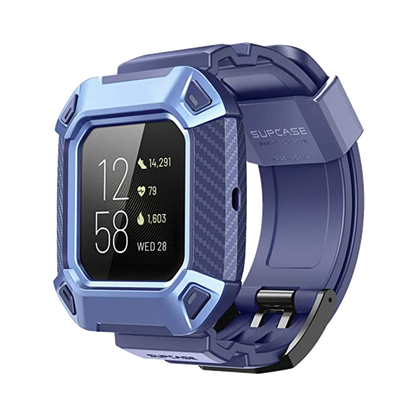 Fitbit Versa 2 Unicorn Beetle Pro Rugged Case-Blue