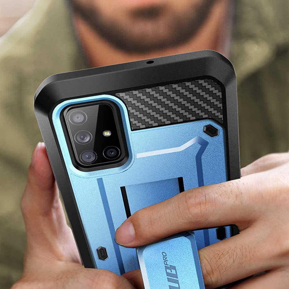 Galaxy A71 5G Unicorn Beetle PRO Rugged Case-Metallic Blue