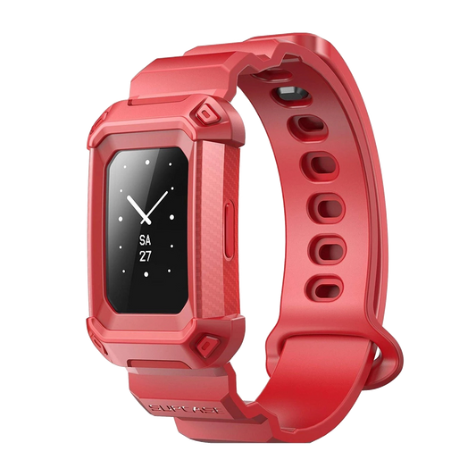 Fitbit Charge 2 Unicorn Beetle Pro Wristband Case-Red