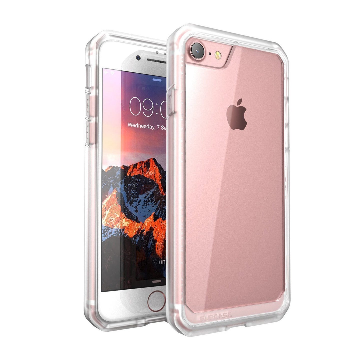 iPhone 8 Unicorn Beetle Hybrid Protective Bumper Case-Frost