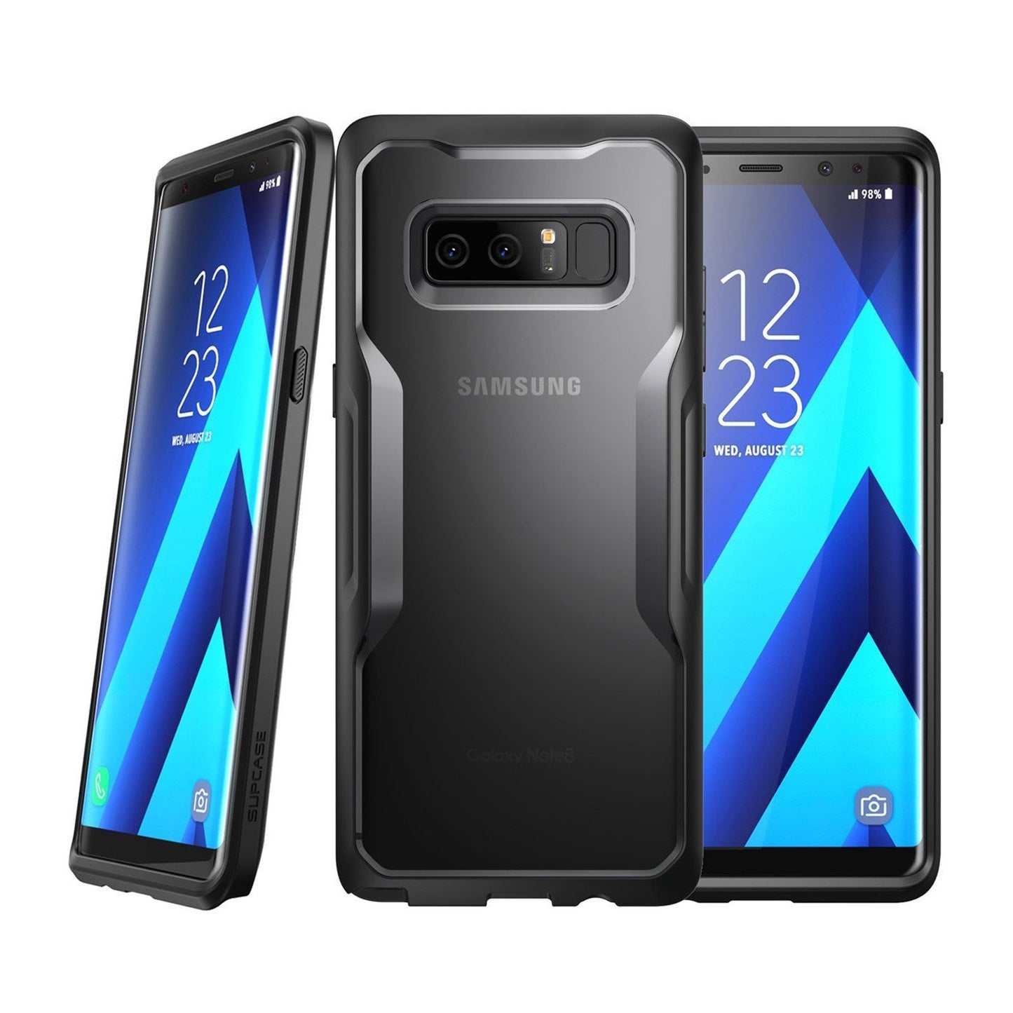 Galaxy Note8 Unicorn Beetle Hybrid Protective Bumper Case-Frost