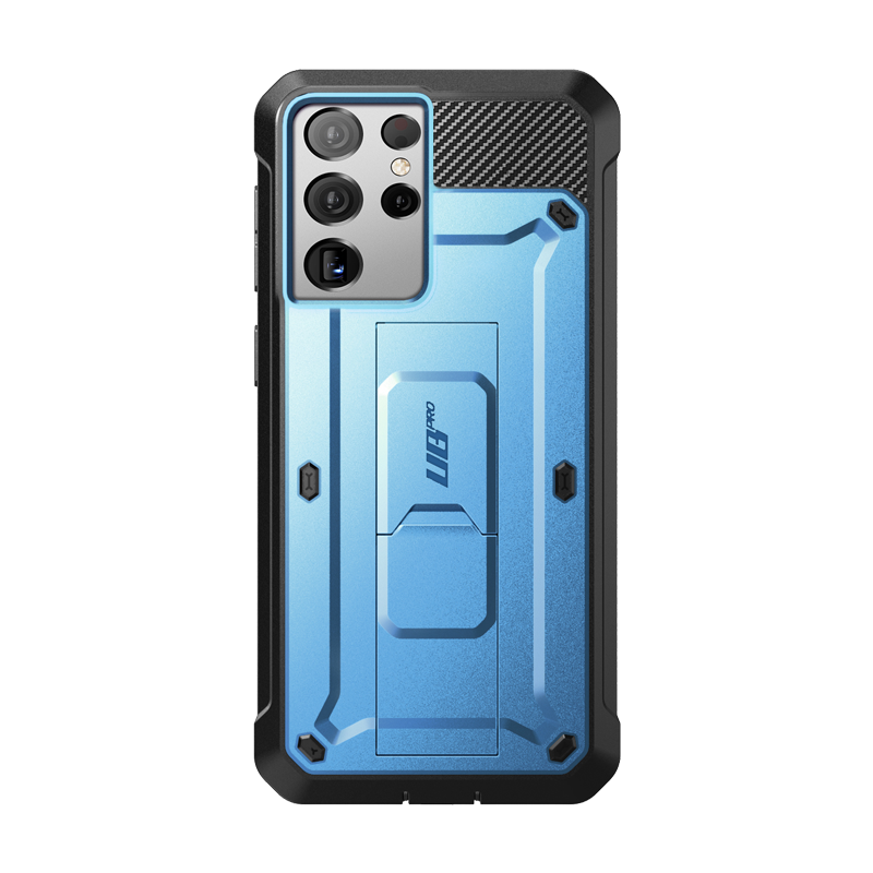 Galaxy S21 Ultra Unicorn Beetle Pro Rugged Case-Metallic Blue