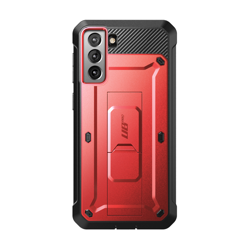 Galaxy S21 Unicorn Beetle Pro Rugged Case-Metallic Red