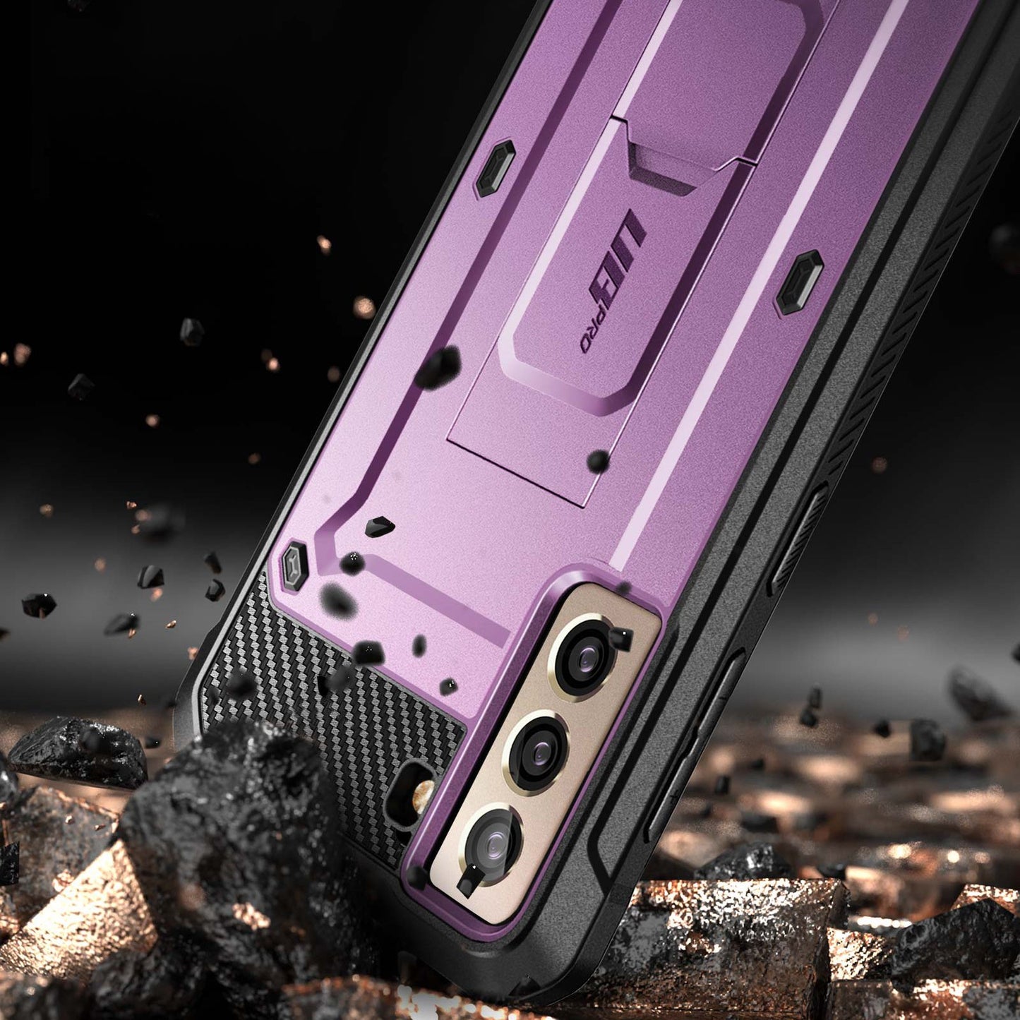 Galaxy S21 Plus Unicorn Beetle Pro Rugged Case-Metallic Purple