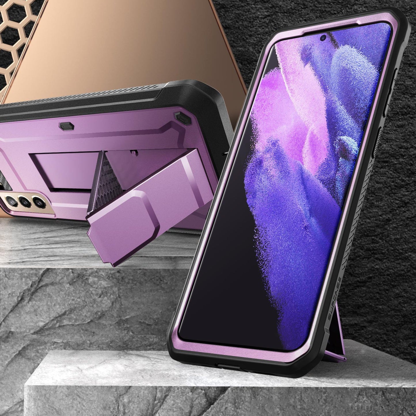 Galaxy S21 Plus Unicorn Beetle Pro Rugged Case-Metallic Purple