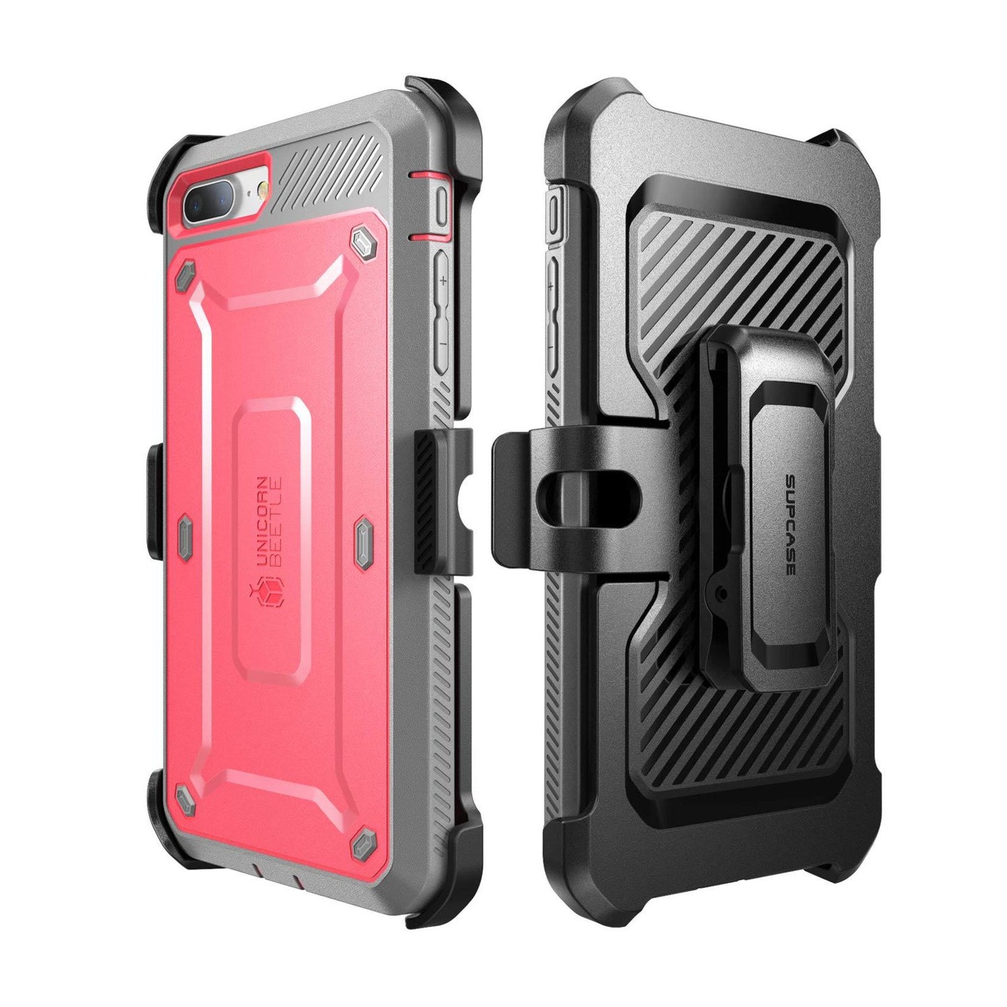 iPhone 7 Unicorn Beetle Pro Holster Case-Pink