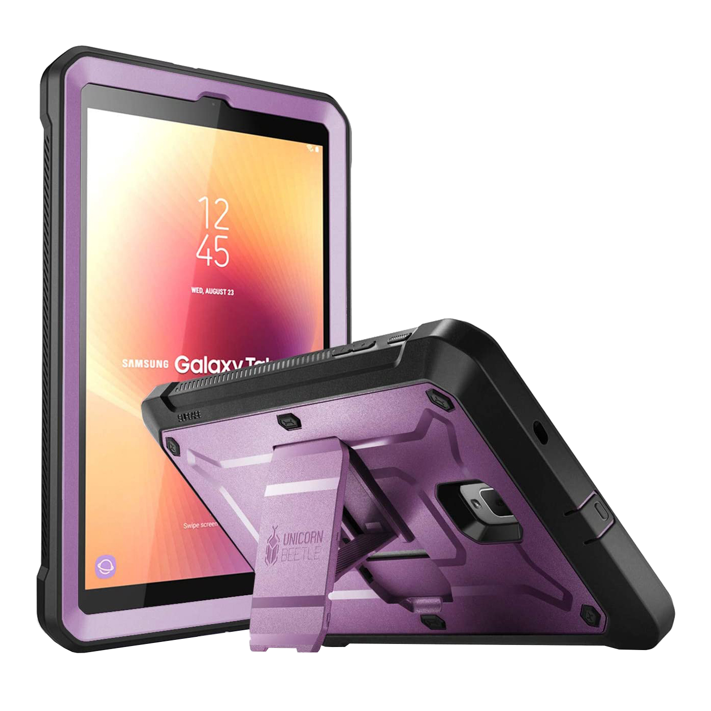 Galaxy Tab A 8 inch (2018) Unicorn Beetle Pro Rugged Case-Metallic Purple