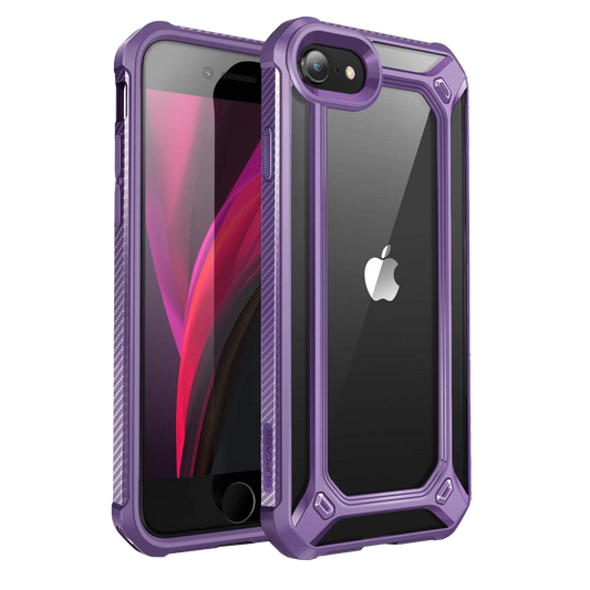 iPhone 7 / 8 Unicorn Beetle Exo Clear Case-Purple