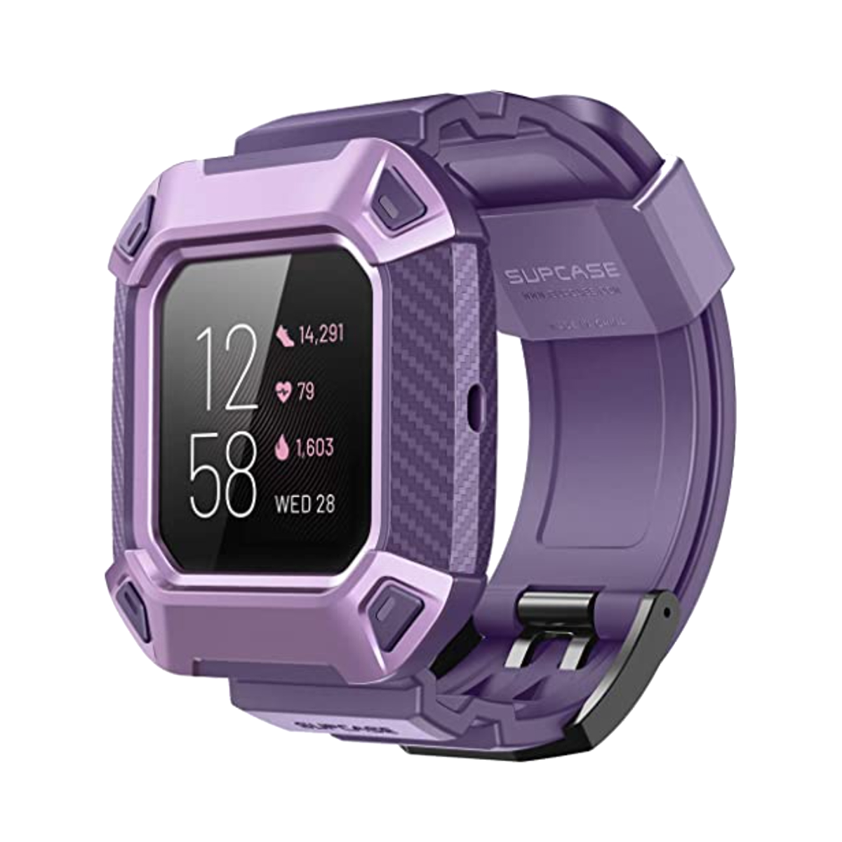 Fitbit Versa 2 Unicorn Beetle Pro Rugged Case-Purple