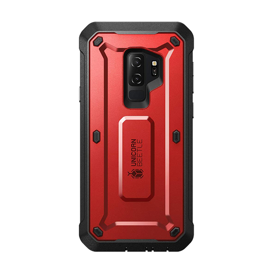 Galaxy S9 Plus Unicorn Beetle Pro Full Body Rugged Case-Metallic Red