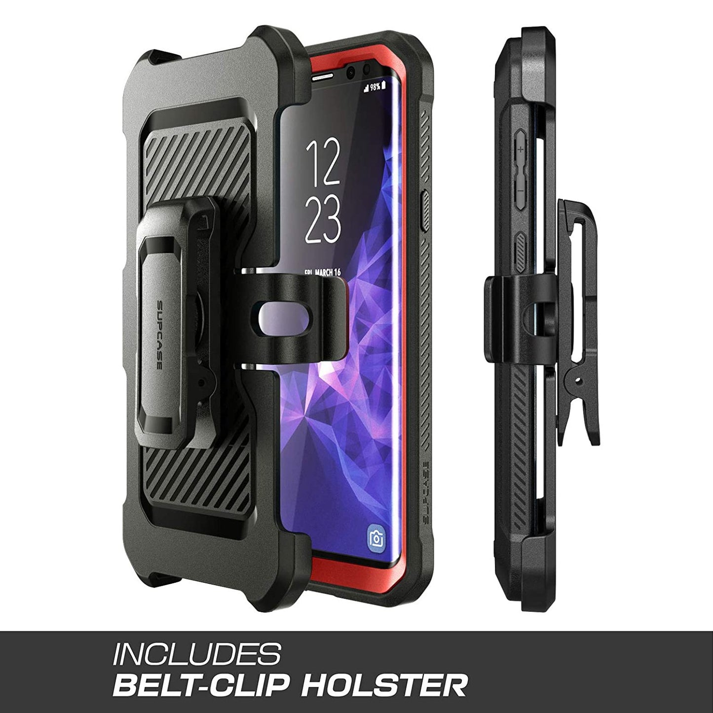 Galaxy S9 Plus Unicorn Beetle Pro Full Body Rugged Case-Metallic Red