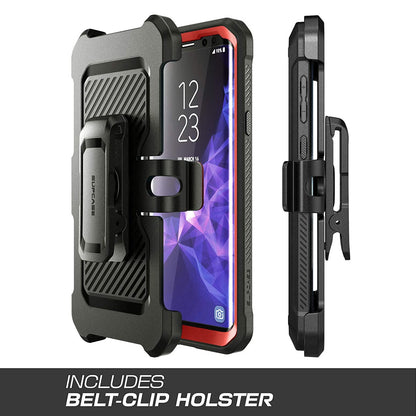 Galaxy S9 Plus Unicorn Beetle Pro Full Body Rugged Case-Metallic Red