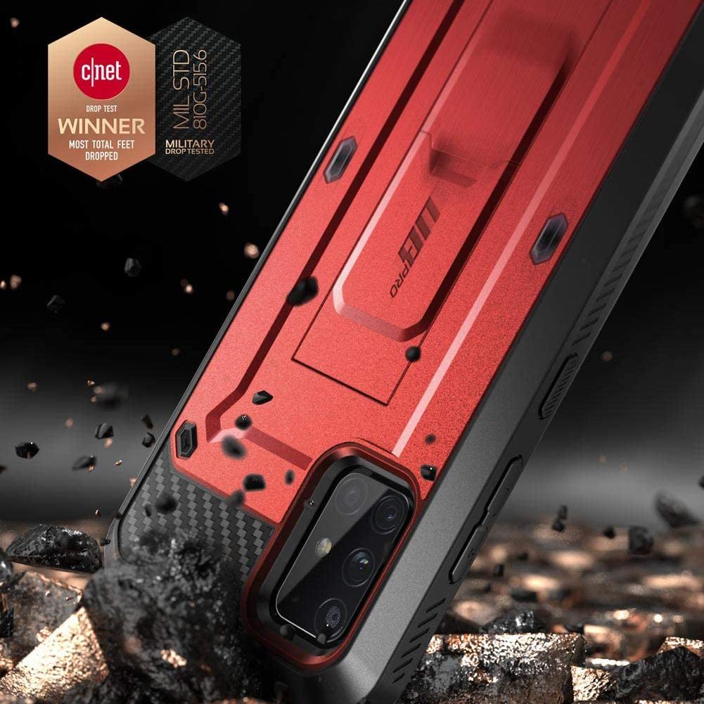 Galaxy A71 5G Unicorn Beetle PRO Rugged Case-Metallic Red