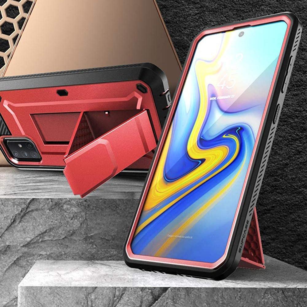 Galaxy A71 5G Unicorn Beetle PRO Rugged Case-Metallic Red