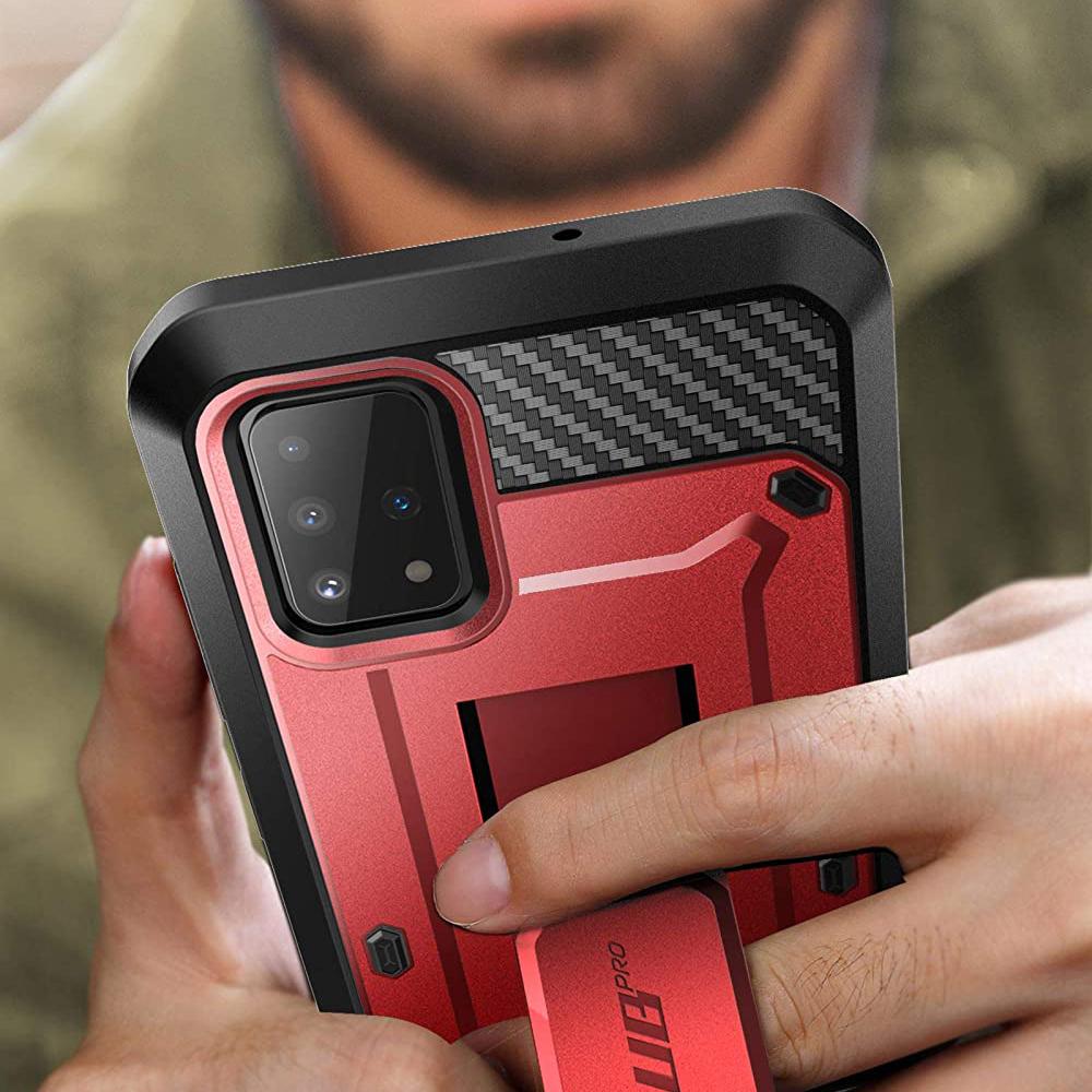 Galaxy A51 Unicorn Beetle Pro Rugged Case-Metallic Red