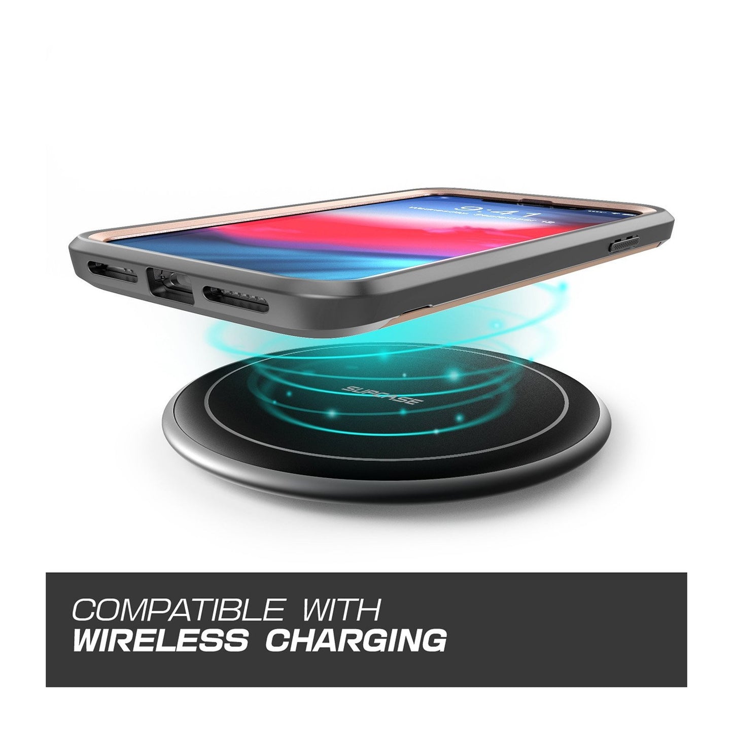 iPhone XR Unicorn Beetle Neo Shockproof Case-Rose Gold