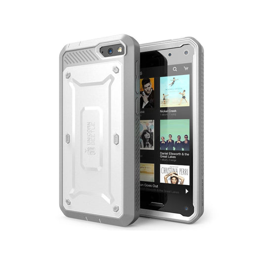 Amazon Fire Phone [Unicorn Beetle PRO Series] Full-body Rugged Hybrid Protective Case-White